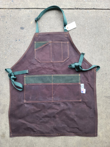 Hand Waxed Canvas Apron - Sally Forth Supply Co.