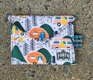 The Original Chapstick Wallet! The Avail: Happy Camper - Sally Forth Supply Co.