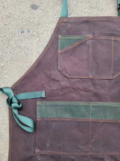 Hand Waxed Canvas Apron - Sally Forth Supply Co.