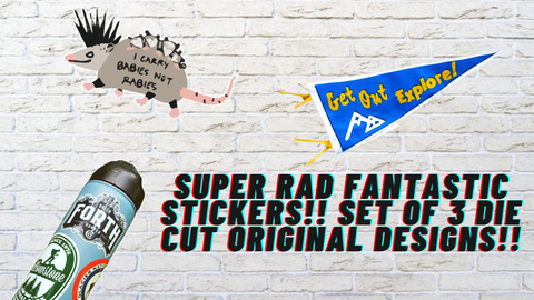 Super Rad Fantastic Stickers!! - Sally Forth Supply Co.